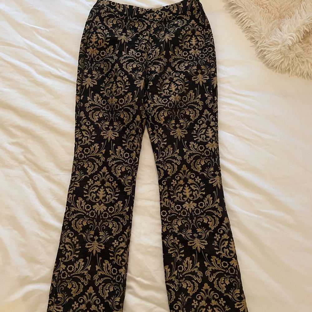 UO Nicky Jacquard Flare Pant - Picture 2 of 3